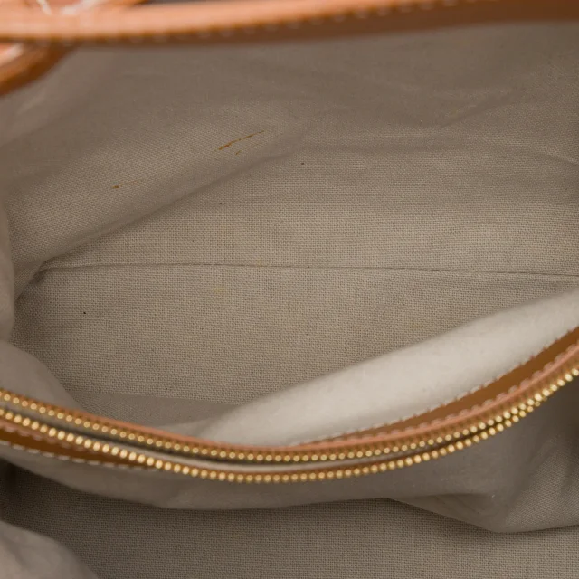 Burberry Haymarket Check Coated Canvas and Calfskin Bucket Bag in Beige Calfskin from Designer Revival, photo 4 of 6
