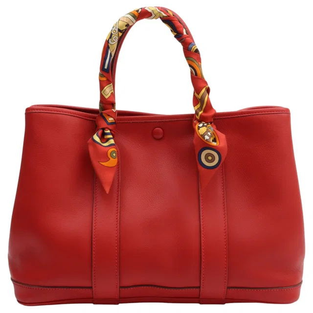 Hermès 2006 Garden Twilly PM Rouge Vif in Red Swift leather from VINTAGE QOO TOKYO