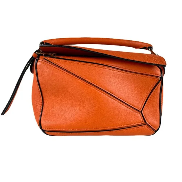 Loewe Shoulder Bag Puzzle Mini in orange Leather from Poshmark