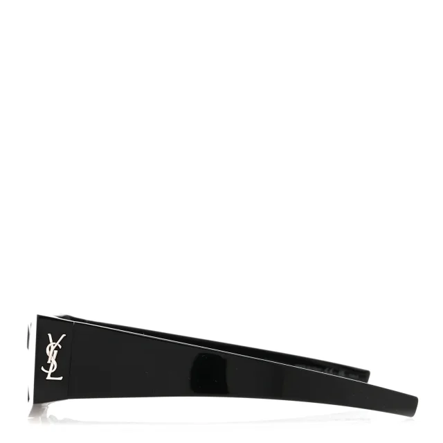 Saint Laurent Acetate Rectangle SL M140/F Sunglasses Black in Black from FASHIONPHILE, photo 3 of 9