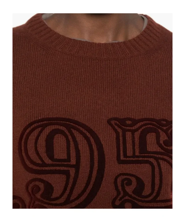 Max Mara logo-appliqué crew-neck sweater, photo 5 of 5 from SENSER
