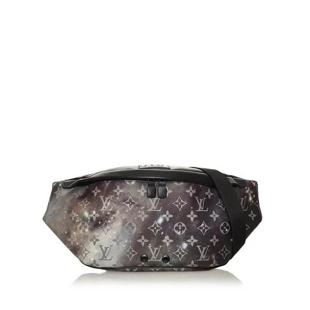 Black Louis Vuitton Monogram Galaxy Discovery Bumbag Belt Bag in Black Coated canvas from Designer Revival