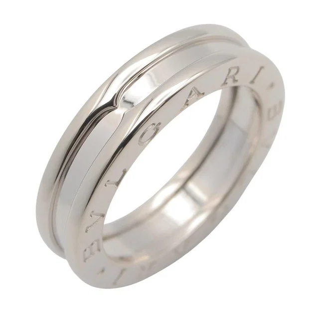 Bvlgari B.zero1 Ring Band 18K White Gold in White from The Reluxe