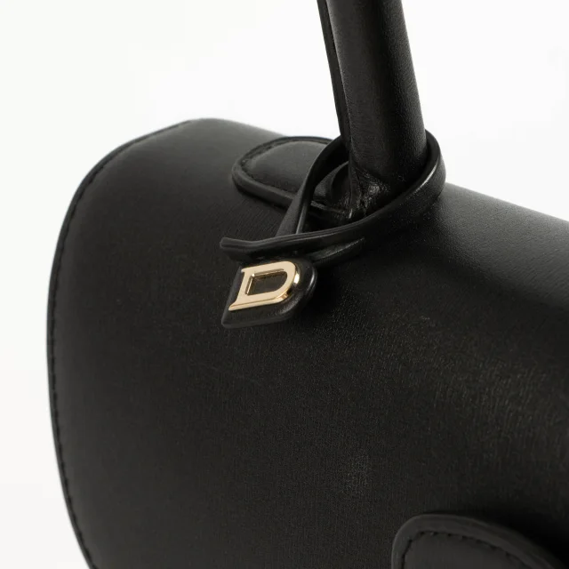 Delvaux Black Box Calf Brillant MM Bag in Black Box leather from Labellov, photo 5 of 6