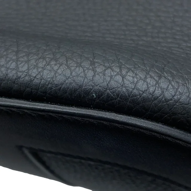 Hermès in-the-loop Tote Bag Black Taurillon Clemence Swift Leather Size 23 in Black Clemence leather from GALLERY RARE, photo 11 of 18