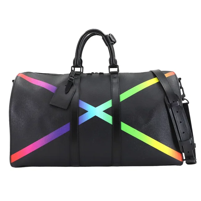 Louis Vuitton Taiga Keepall Bandouliere 50 2-Way Boston Shoulder Bag Leather in Leather from The Reluxe