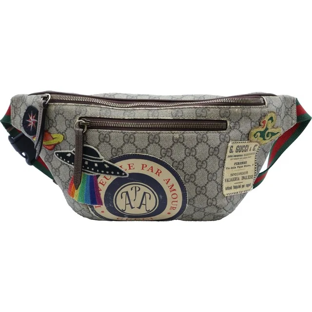 Gucci GG Supreme Courier Sherry Line Belt Bag Beige in Beige from The Reluxe