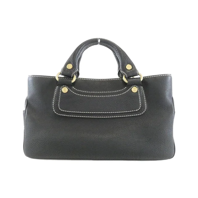 Celine boogie bag in BLACK / GOLD metal fittings leather from KOMEHYO