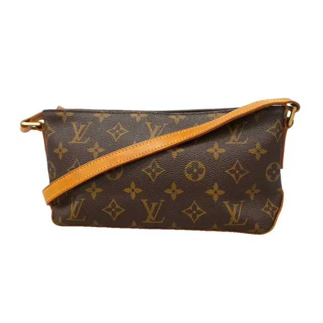 Louis Vuitton Shoulder Bag Monogram Trotteur Brown in Brown from The Reluxe