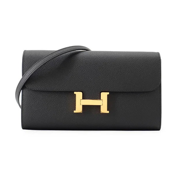 Hermès Constance to Go Black Epsom in Black Epsom leather from GALLERY RARE