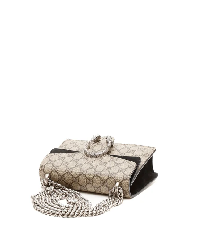 Gucci GG Supreme Small Dionysus Bag in Suede from A Retro Tale, photo 4 of 10