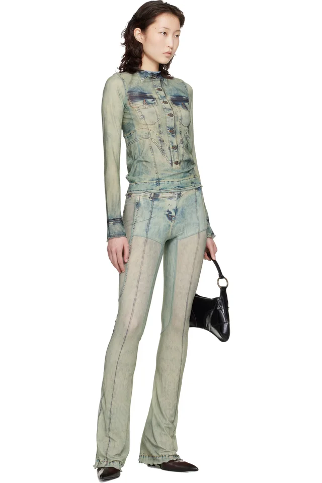 KNWLS Blue Halcyon Top, photo 4 of 4 from SSENSE