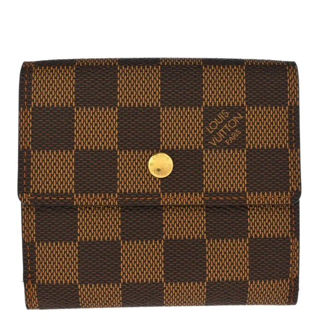 Louis Vuitton 2003 Damier Porte Monnaie Cartes Credit Wallet N61652 in Canvas from AMORE Vintage Tokyo