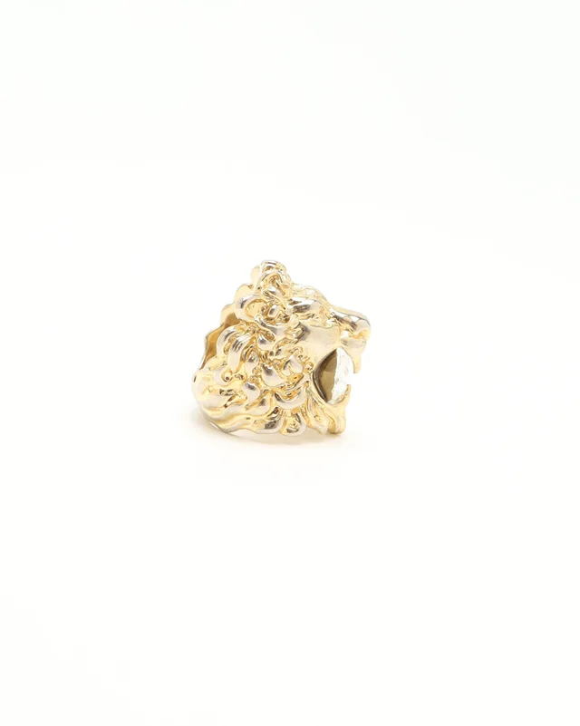 Gucci Lion Rhinestone Ring from A Retro Tale, photo 3 of 5