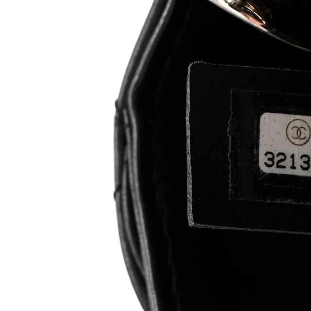 Chanel Quilted CC Uniform Flap Belt Bag Black in Black Calfskin from FASHIONPHILE, photo 7 of 10