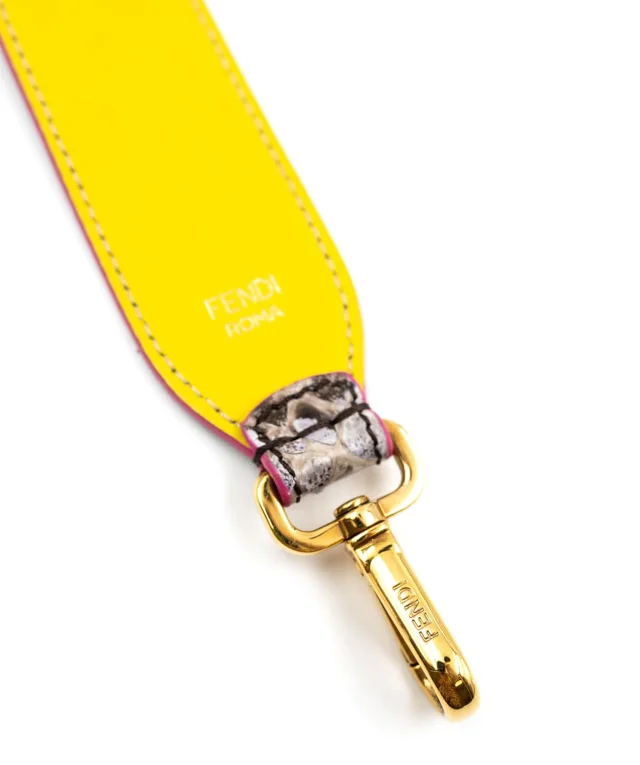 Fendi Python and Yellow Strap in Yellow Python from Luxury Promise, photo 4 of 5