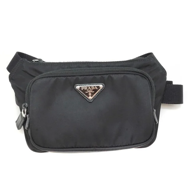 Prada Belt Bag Black in black Saffiano leather from Poshmark