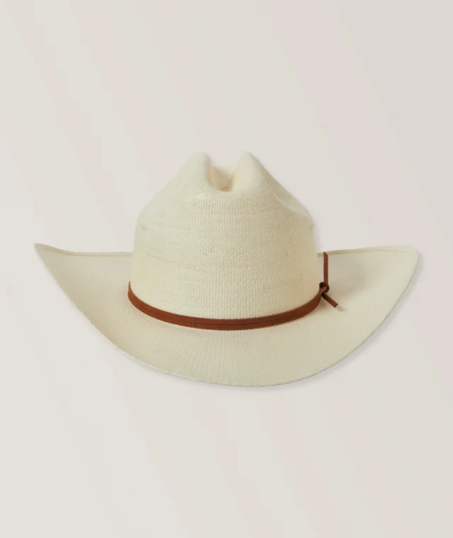 Laredo Straw Cowboy Hat in Beige, image 1 of 1 from Harry Rosen
