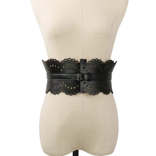 Alaïa VIENNE Cutwork Leather Corset Belt in Leather from LuxUness, photo 2 of 2