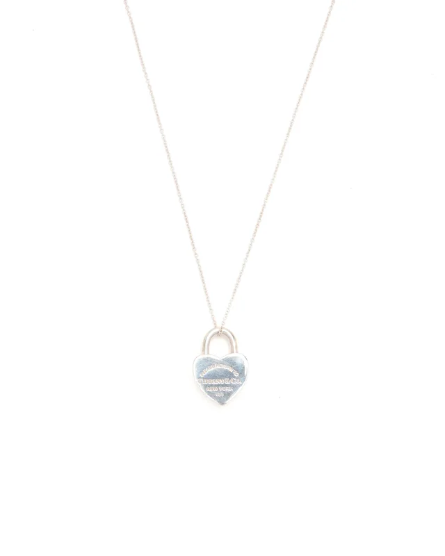 Tiffany & Co. Return to Heart Lock Chain Necklace from A Retro Tale