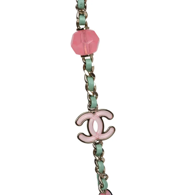Chanel Candy Heart Mini Flap Bag Turquoise Lambskin Enamel and Light Gold Hardware in Blue Lambskin from Madison Avenue Couture, photo 8 of 13