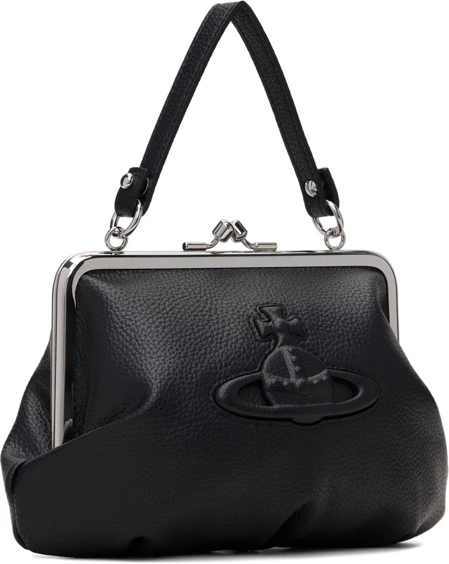 Vivienne Westwood Black Granny Frame Bag, photo 2 of 4 from SSENSE