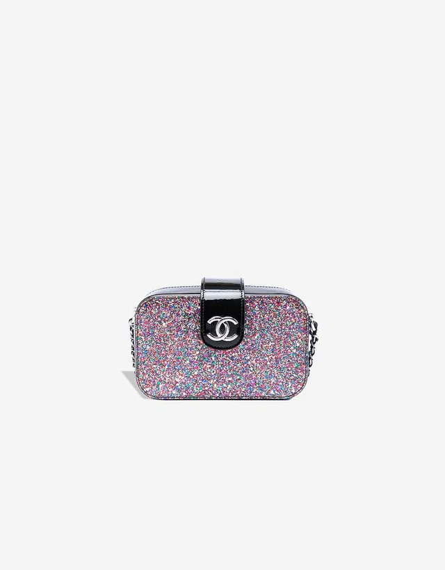 Chanel Camera Bag Small Patent Multicolour / Black in Black, Multicolour Patent leather from SACLÀB