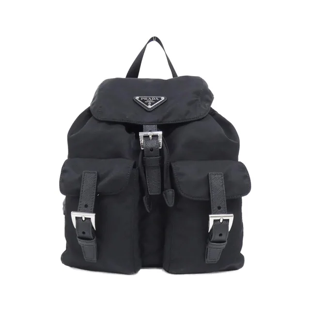 Prada 1BZ677 rucksack in NERO / SILVER metal fittings VELA from KOMEHYO