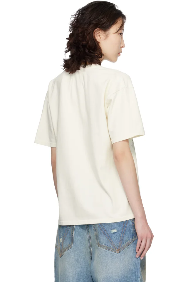 Rhude Off-White Virgin Islands Script T-shirt, photo 3 of 4 from SSENSE