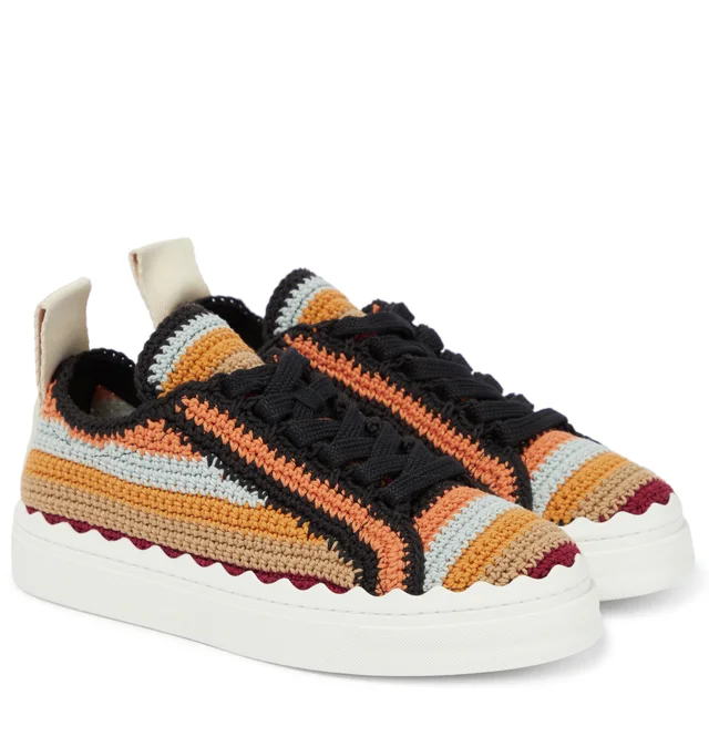 Chloé Lauren Crochet Sneakers, Multi from Cultstatus, photo 1 of 1