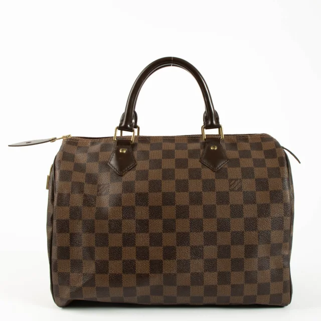 Louis Vuitton Speedy 30 Damier Ebene Bag in Brown Canvas from Labellov, photo 3 of 5
