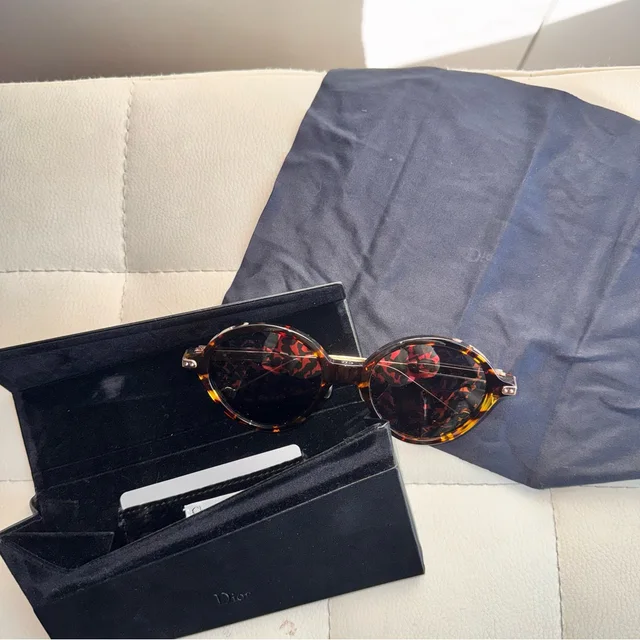 Dior Women's Brown Sunglasses in brown|red from Poshmark