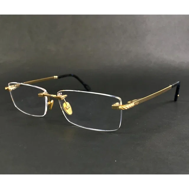 FRED Eyeglasses Frames Fg50023u 030 Shiny Endura Gold Rope Rimless 58-15-150 in gold from Poshmark