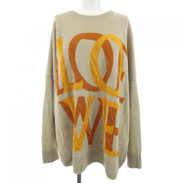 Loewe Knit Sweater Beige in Beige from The Reluxe