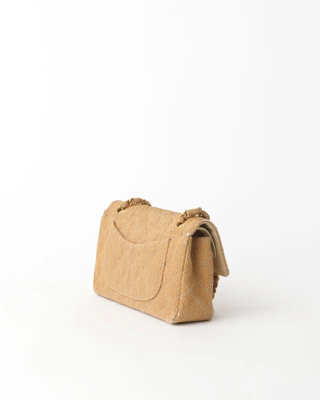 Chanel Classic Small Straw Double Flap Bag in Raffia from A Retro Tale, photo 3 of 10