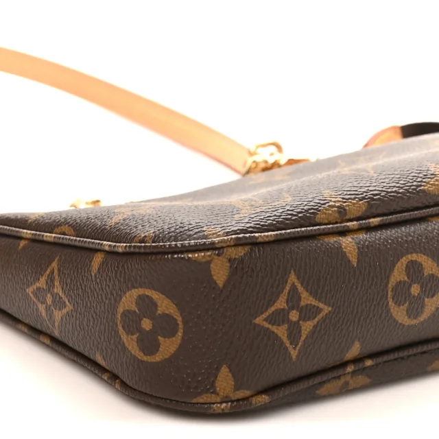 Louis Vuitton Monogram Chain Pochette Accessories in Coated canvas from FASHIONPHILE, photo 7 of 9