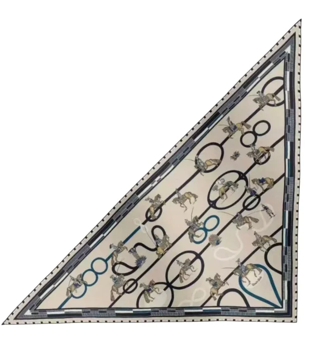 Hermès 140cm Cashmere/ Silk Large Triangle Scarf - in Box in Silk from Luxury Promise, photo 1 of 1