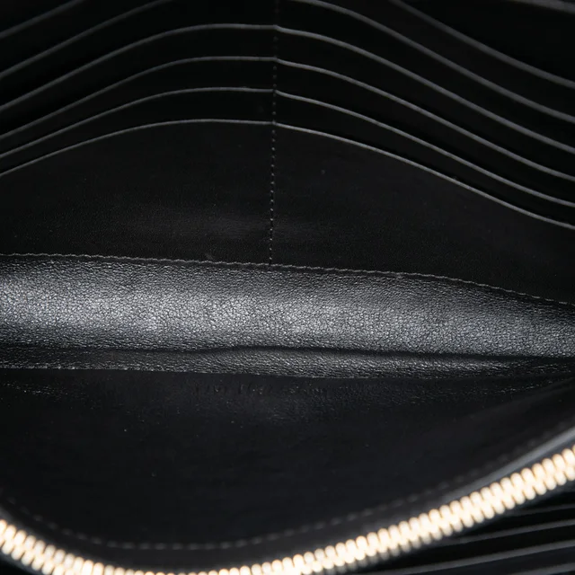 Black Saint Laurent Mini Smooth Calfskin Paris Wallet on Chain Crossbody Bag in Black Calfskin from Designer Revival, photo 2 of 2