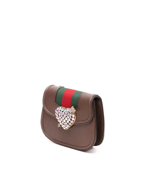 Gucci Linea Totem Heart Rhinestone Bag in Leather from A Retro Tale, photo 2 of 2