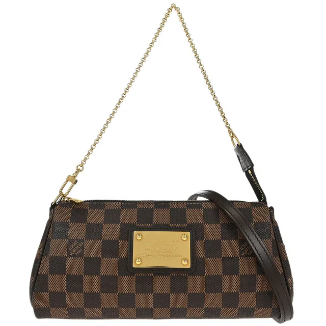 Louis Vuitton Damier Eva 2way Shoulder Chain Handbag N55213 in Canvas from AMORE Vintage Tokyo