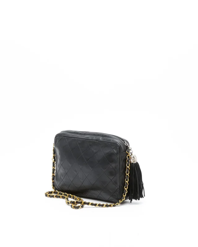 Chanel CC Tassel Camera Bag in Leather from A Retro Tale, photo 2 of 12