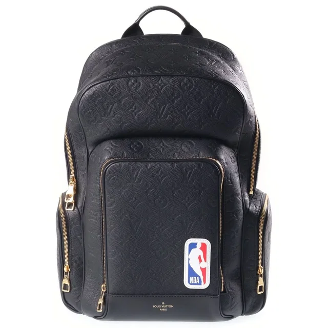 Louis Vuitton Nba Collaboration Monogram Empreinte Basket Backpack Black Leather in Black Leather from The Reluxe