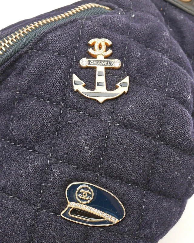 Chanel 2018s Paris-Hamburg Sailor Charms Waist Bag in Lambskin from A Retro Tale, photo 6 of 11