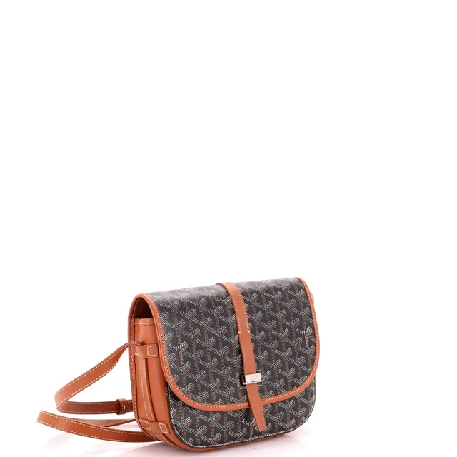 Goyard Belvedere II Messenger Bag Coated Canvas PM in brown|red Coated canvas from Rebag, photo 2 of 7