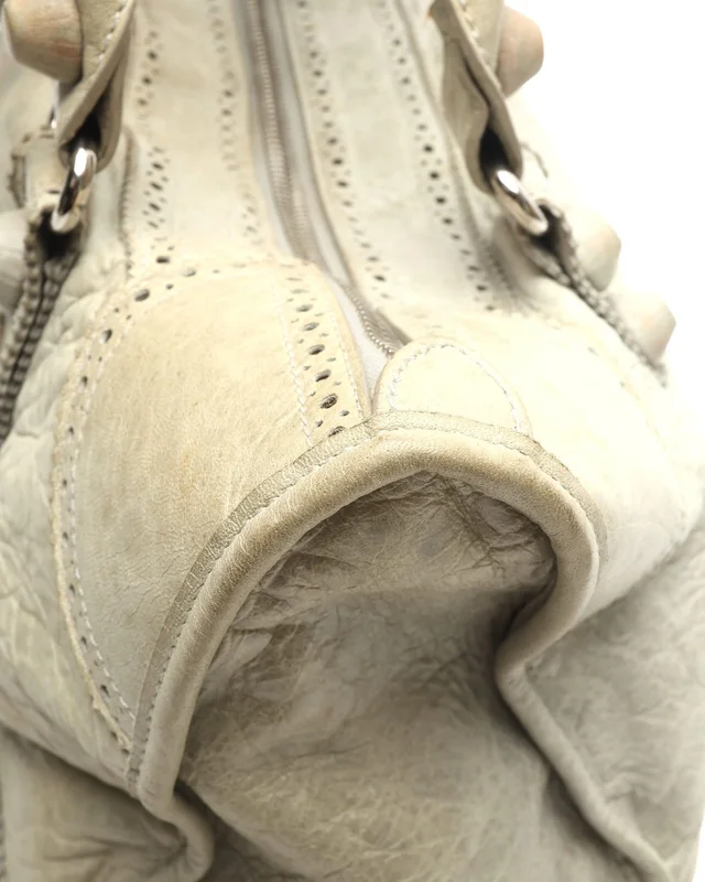 Balenciaga Giant Weekender Brogues Bag in Denim from A Retro Tale, photo 9 of 12