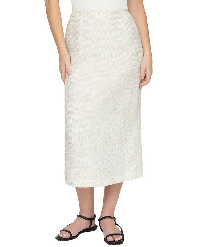 Lafayette 148 New York Linen Pencil Skirt, image 1 of 1 from Gilt