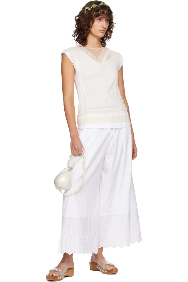 Simone Rocha Off-White Pearl Egg Bag, photo 4 of 5 from SSENSE