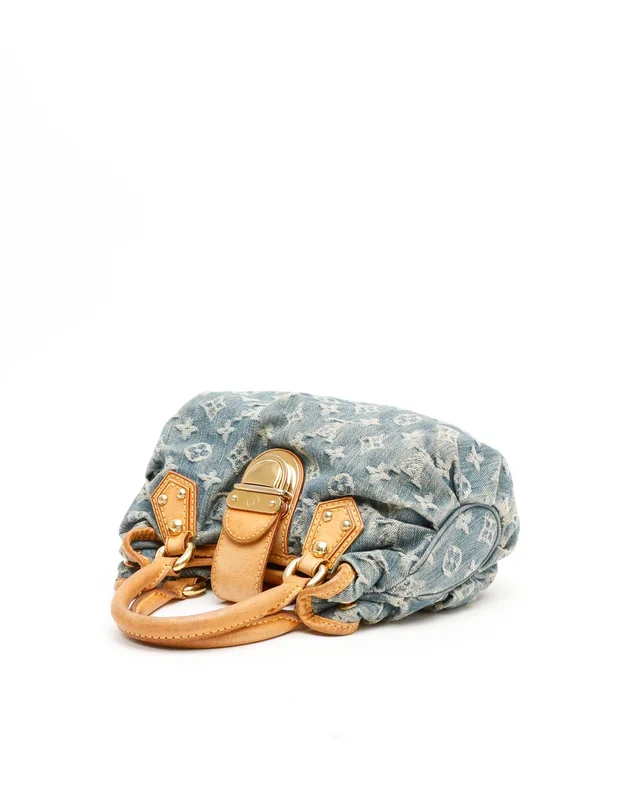 Louis Vuitton Monogram Denim Pleaty Handbag in Denim from A Retro Tale, photo 5 of 10