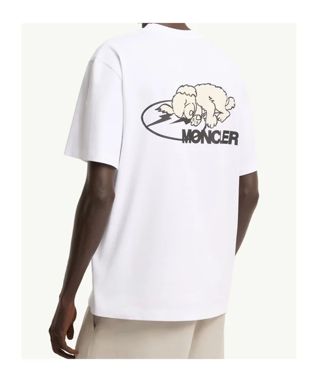 Moncler x Fragment Dog Print Cotton T-Shirt, photo 4 of 7 from SENSER