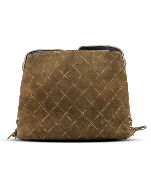 Chanel Shoulder Bag Paris-Salzburg Medium Suede Brown in Brown Suede from Luxury Promise, photo 3 of 19